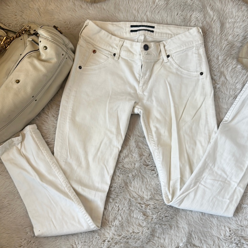 Hudson Jeans Women's Skinny Jeans in White